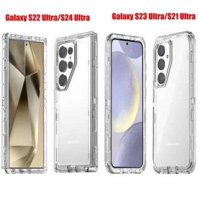 For Samsung Galaxy S24 S23 S22 S21 S10 S9 Note 20 10 Shockproof Hard Case Cover