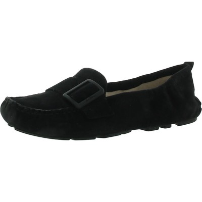 

Женские черные замшевые лоферы Sam Edelman Folly 7, средние (B,M) BHFO 4071, Black suede, Folly
