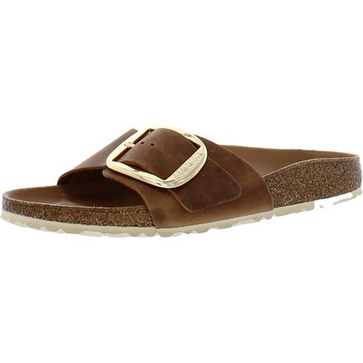 

Birkenstock Женские коричневые кожаные сандалии без шнуровки 39 BHFO 3917, Коричневый