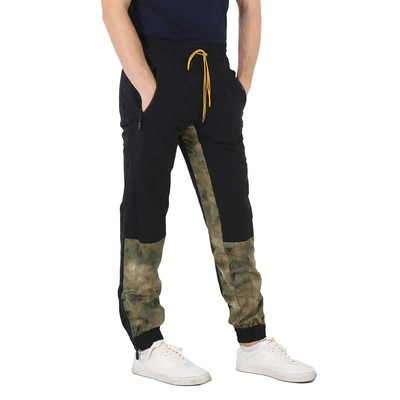 Pre-owned Rhude Black / Camo Nylon Jogger Pants