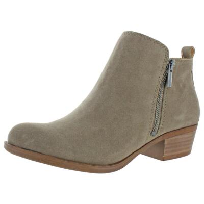 

Женские ботильоны Lucky Brand Basel Taupe, ширина 13 (C, D, W) BHFO 8680, Dark mushroom/natural oiled suede