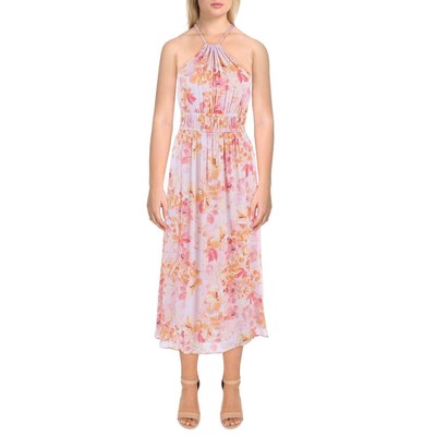 

Женский сарафан Bella Dahl с высоким воротом, стрейч-платье миди BHFO 8593, Fiesta floral print