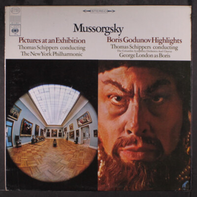 THOMAS SCHIPPERS: mussorgsky: pictures, boris godunov highliths COLUMBIA 12'' LP