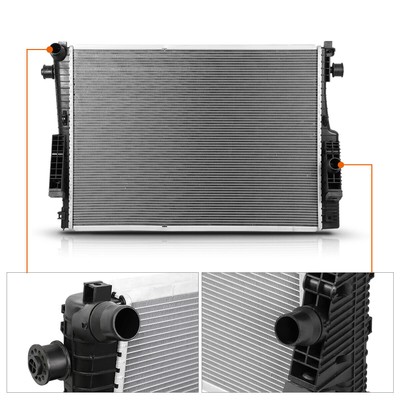 Aluminum OE Style Radiator for 08-10 Ford F250-F550 Super Duty 6.4L AT DPI-13022