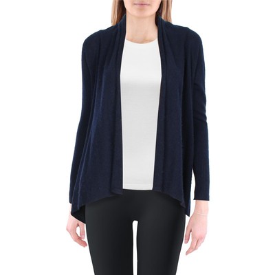 

Женская темно-синяя вязаная куртка-свитер с открытым передом Private Label  BHFO 1775, Navy