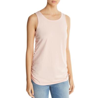 

Женская розовая майка с атласной отделкой Kenneth Cole,  BHFO 0545, Peachy keen