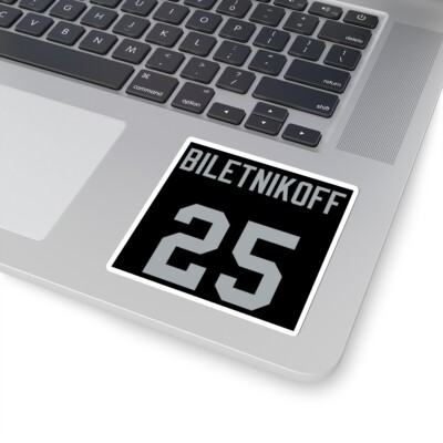 Fred Biletnikoff, Oakland - Kiss-Cut Stickers, Free Shipping!