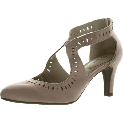 

Женские розовые туфли на каблуке LifeStride Giovanna Prf 7,5 Medium (B, M) BHFO 8896, Blush micro suede