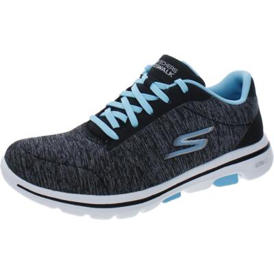 

Женские прогулочные туфли Skechers Go Walk 5-True Black 8 Medium (B,M) BHFO 9561, Black/aqua