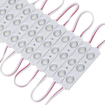 12V Waterproof SMD 2835 3LED Module Injection Light Red - QC-MC11 - 20PCS (IL...