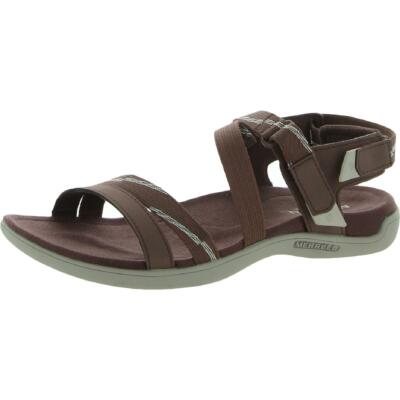

Женские кожаные сандалии на плоской подошве Merrell Mendi District BHFO 9985, Marron/burlwood, District Mendi Backstrap