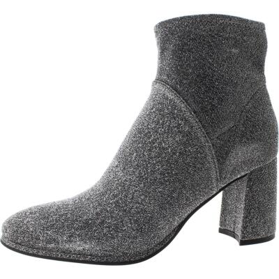 Женские ботильоны Marc Fisher серебристого цвета Dyvine Shoes 8 Medium (B,M) BHFO 1739