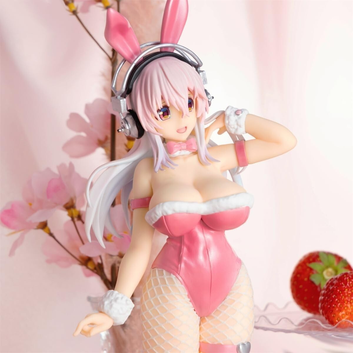 Super Sonico BiCute Bunnies Figure Pink Ver. Furyu Bunny | eBay