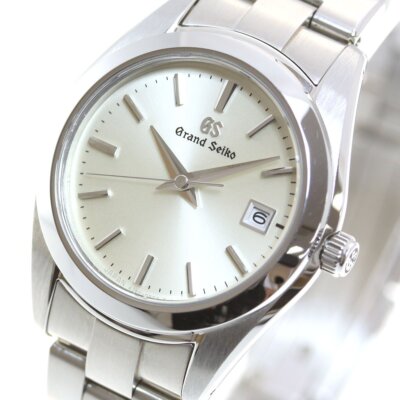 Pre-owned Seiko Grand  Heritage Collection Stgf265 Silver Dial Sapphire Crystal Watch Women