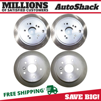 Front & Rear Brake Rotors Set of 4 for 2003-2008 Honda Pilot 2001-2006 Acura MDX