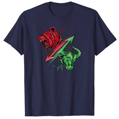 Bearish and bullish in the stock market, crypto cryptocurrency Unisex T-Shirt