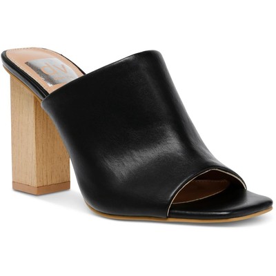 

DV By Dolce Vita Женские босоножки из искусственной кожи с квадратным носком на каблуке BHFO 9395, Iblack, KERA