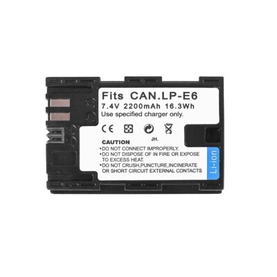 16.3Wh Replacement Battery for Canon LP-E6 LPE6 LP-E6N Canon LC-E6 LCE6 LC-E6E