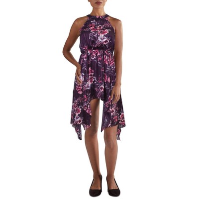 

Женское фиолетовое шифоновое платье для коктейлей и вечеринок Ava - Yelly  BHFO 5890, Plum
