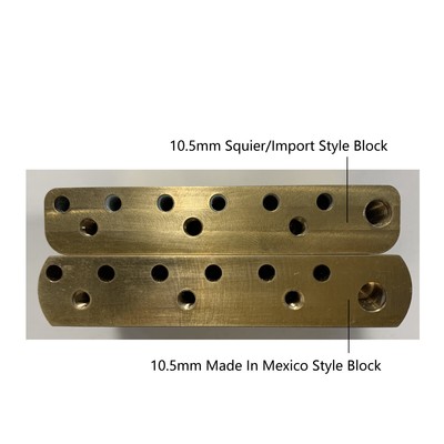 ST Kit Brass Bridge Block 36mm Tremolo Block For Electric Guitar