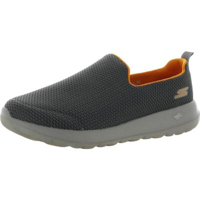 

Мужские слипоны Skechers Go Walk Max Grey 10 Extra Wide (EE) BHFO 9712, Gray/orange