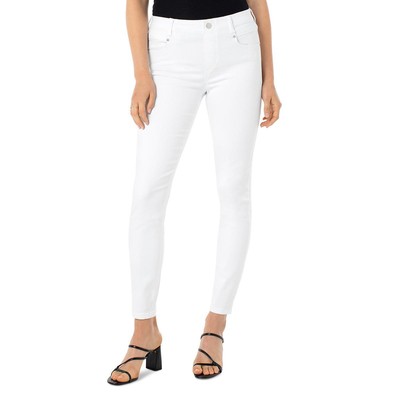 Женские джинсы Liverpool Jeans Company Los Angeles белого цвета до щиколотки 16 BHFO 3497