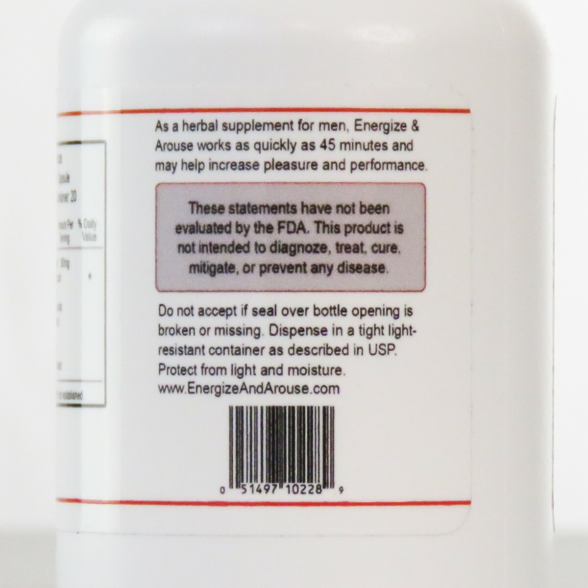 Energize & Arouse Rapid Male Performance Enhancer, Energy & Endurance Supplement