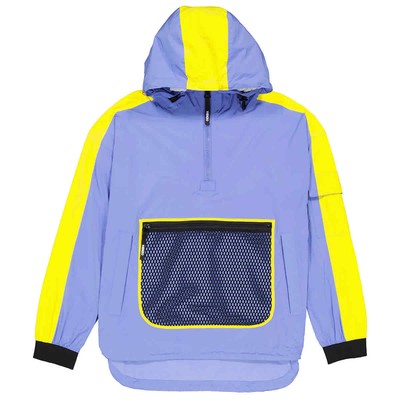 Pre-owned Kenzo Men's Colourblock Windbreaker In Blue