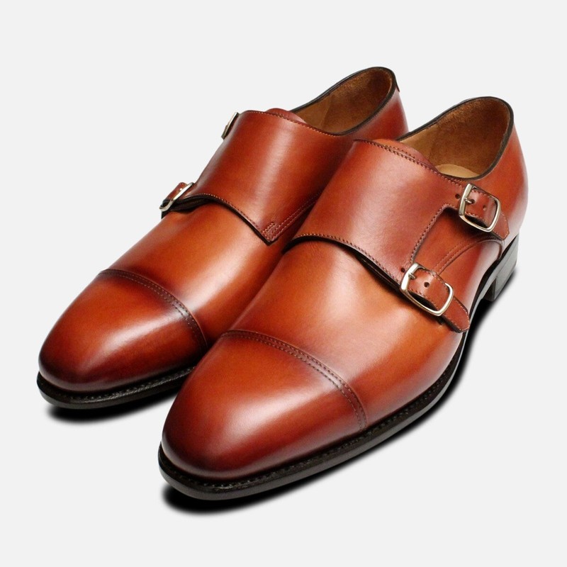 Carlos Santos Double Buckle Monk Strap 