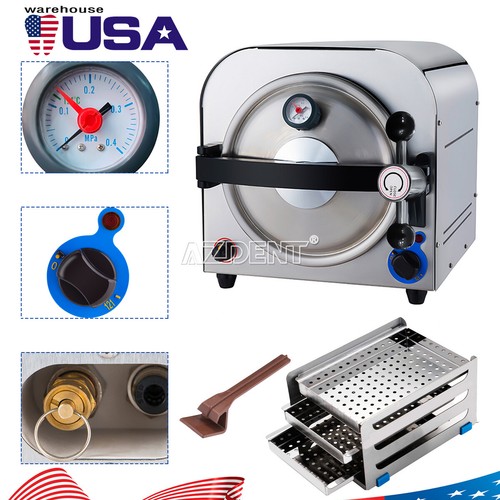 14L Dental Equipment Autoclave Steam Sterilizer Automatic Medical Sterilization
