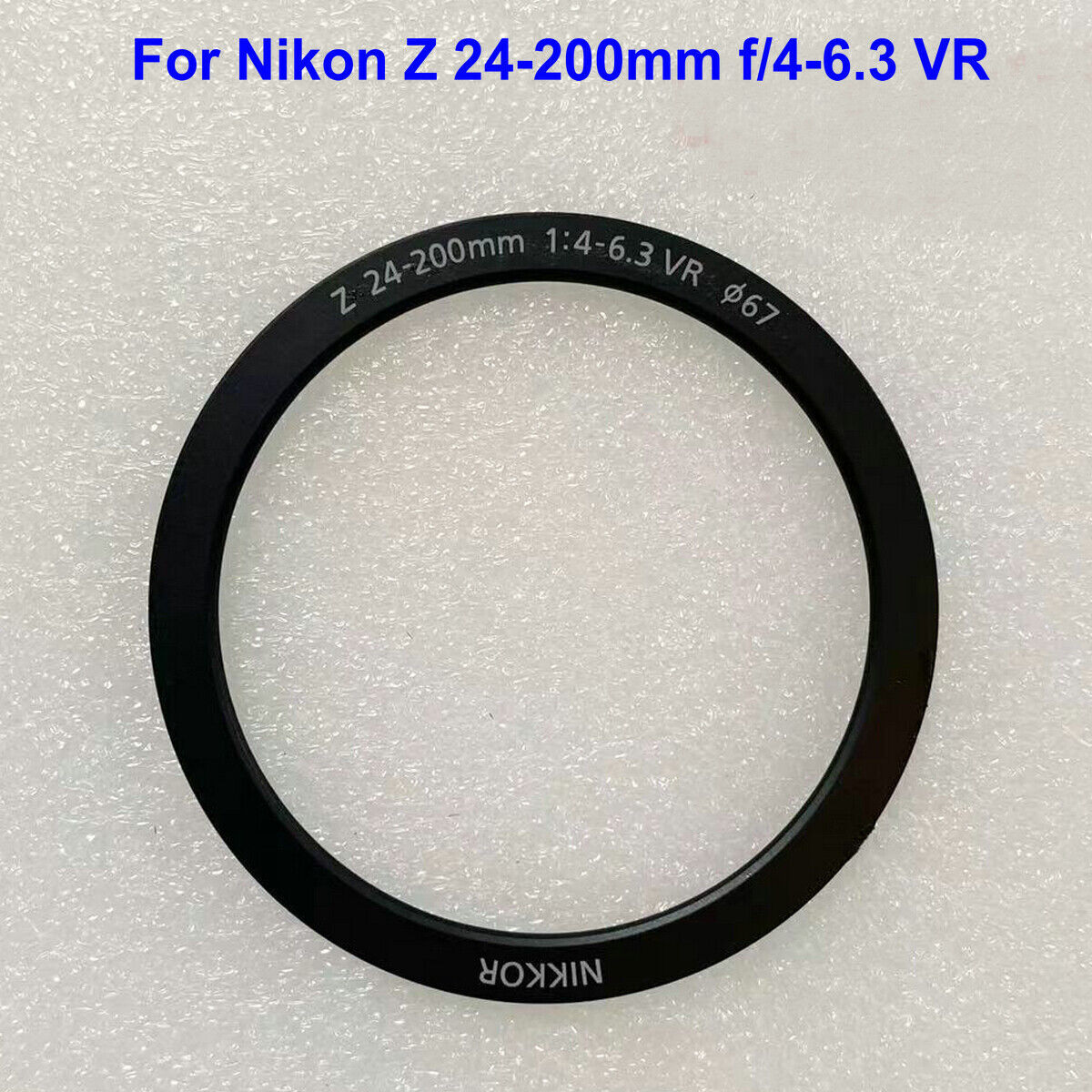 200mm f/4 レンズ For Nikon Z 24-200mm F4-6.3 VR Original Camera Lens Front Name