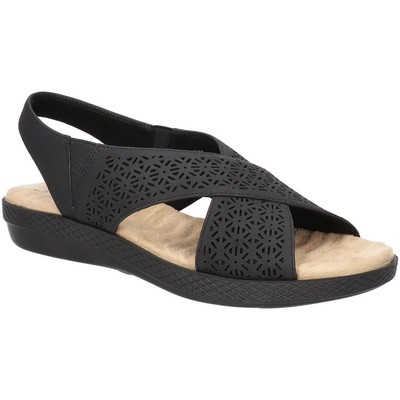 

Женские сандалии без шнуровки Easy Street Claudia с открытым носком и пяткой на пятке BHFO 2912, Black/gore, Claudia