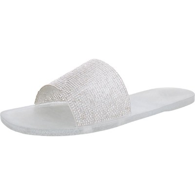 Женские босоножки Vince Camuto Jaquell Silver Slide, размер 6, средний (B,M), BHFO 1422