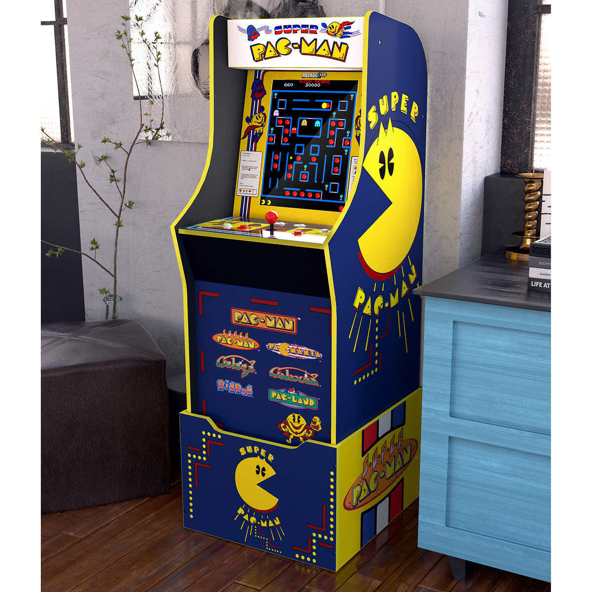 ARCADE1UP Super Pac-Man Galaga Dig Dug Light up Marquee 7