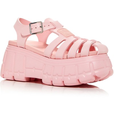 Женские босоножки в рыбацком стиле Miu Miu розовые CALZATURE DONNA, размер 40, средний(B,M), BHFO 1543