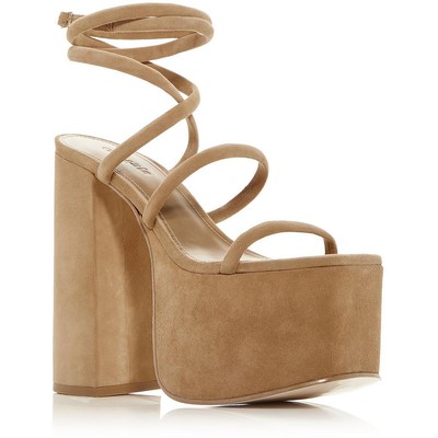 Культовые женские босоножки на платформе и каблуке HYTE Tan 37,5 среднего размера(B,M) BHFO 7927