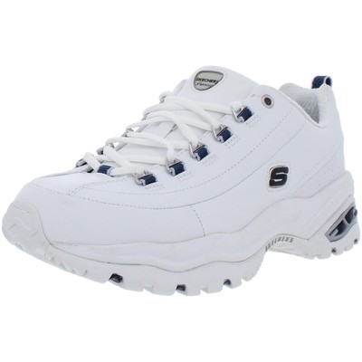 Skechers Womens Premium Leather Running, Cross Training Shoes Кроссовки BHFO 2648