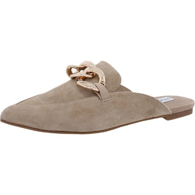 Женские замшевые шлепанцы без шнуровки Steve Madden Finn Tan Suede 7 Medium (B,M) BHFO 9665