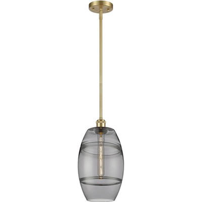 Innovations Lighting 516-1S-SG-G557-8SM Ballston Vaz Mini Pendant Satin Gold