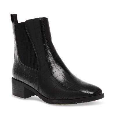 

Женские ботильоны Anne Klein из искусственной кожи на молнии BHFO 0949, Black croc, AKCORALIE