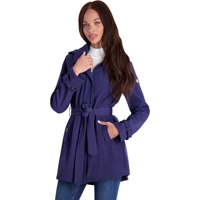 

Jessica Simpson Женский Тренч Soft Shell на флисовой подкладке со съемным капюшоном, OLJS0480H