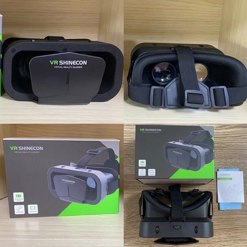 VR SHINECON VR Headset Compatible with iPhone & Android 3D