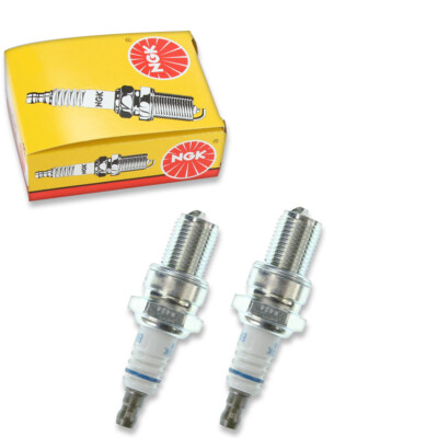 2 pc NGK 3035 BR8ECM Standard Spark Plugs for W24EMRC S41XLG 98079-58875 lw