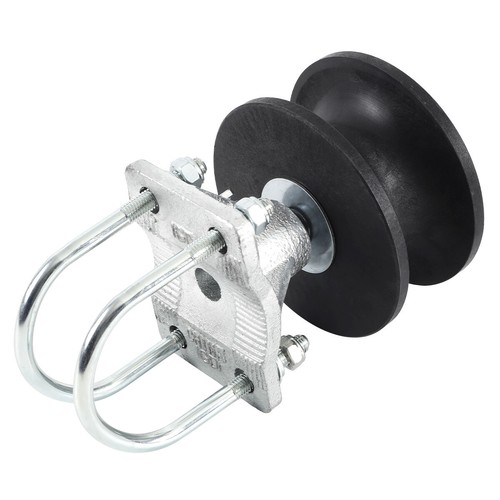 (4-Pack) 4" Round Post x 2 1/2" Round Gate Premium Nylon Cantilever Gate Roller