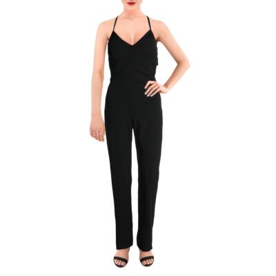 

MAX + ASH Женский черный комбинезон с кружевной спинкой для коктейльной вечеринки  BHFO 9559