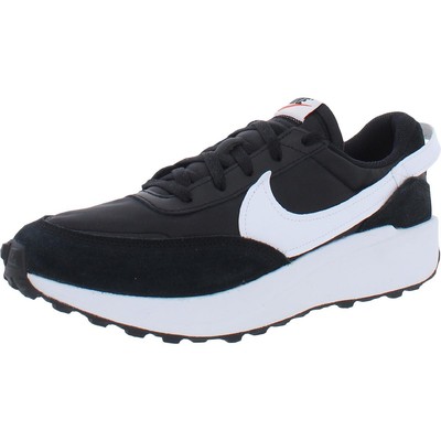 

Мужские кроссовки для бега Nike Waffle Debut Black 10 Medium (D) BHFO 5149, Black/white/orange/clear, Waffle Debut