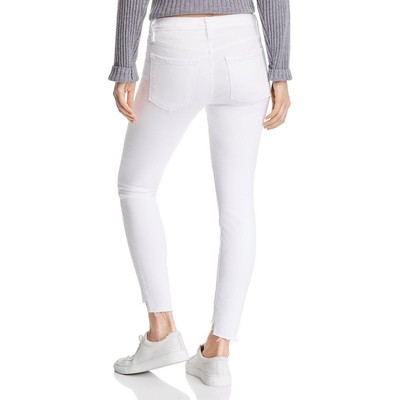 

Женские джинсы-скинни Frame Denim Le Skinny De Jeanne Denim с необработанным краем BHFO 5626, Белый, Le Skinny De Jeanne