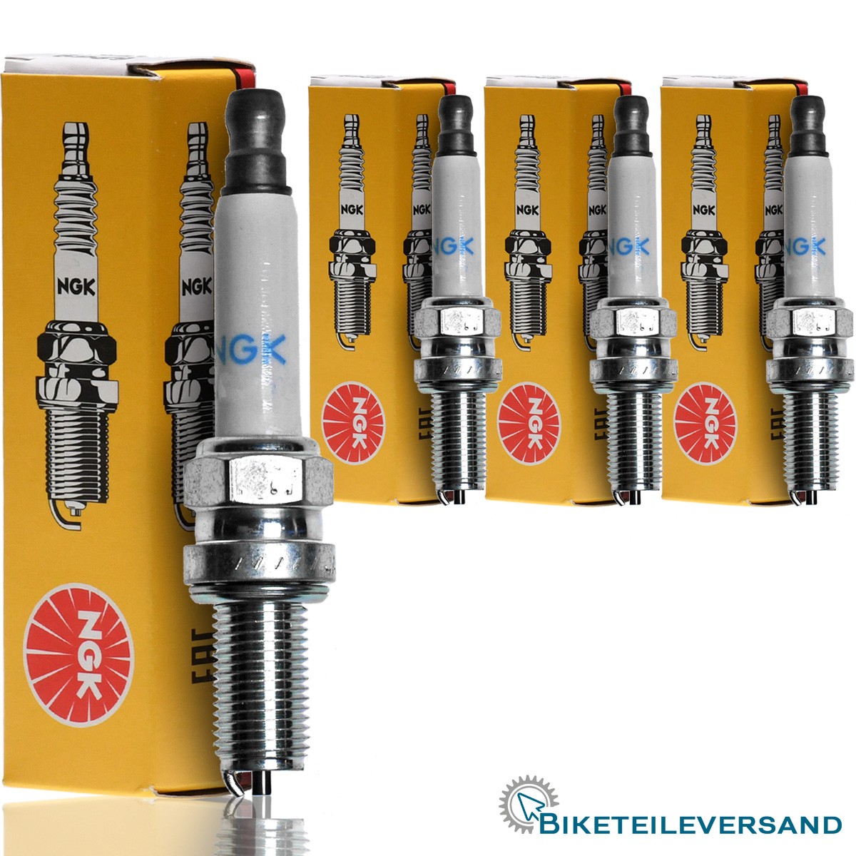 4X NGK Zündkerze BPR6ES SAE lose 7822