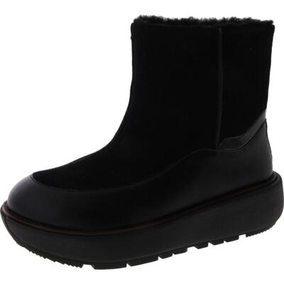 Женские черные ботильоны из искусственной замши Fitflop Shoes 5 Medium (B,M) BHFO 5822