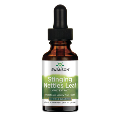 Swanson Stinging Nettles Leaf Liquid Extract, Alcohol- and Sugar-Free